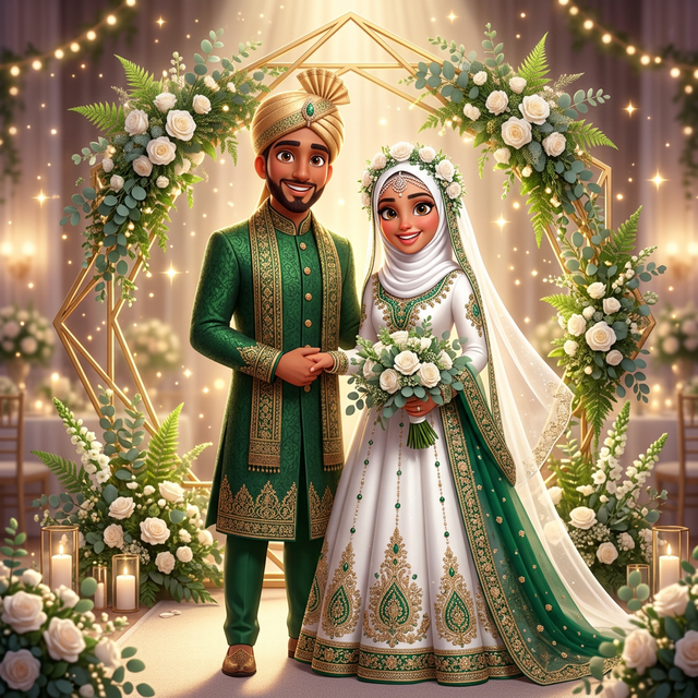 Mohammed Afreed & Ayshath Mufeeda – Disney Pixar Style